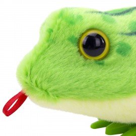 Игрушка мягкая заводная Лягушка, высота 6 см, WOOZOO (ВУУЗУ), 666189