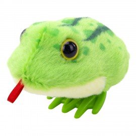 Игрушка мягкая заводная Лягушка, высота 6 см, WOOZOO (ВУУЗУ), 666189