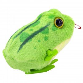 Игрушка мягкая заводная Лягушка, высота 6 см, WOOZOO (ВУУЗУ), 666189