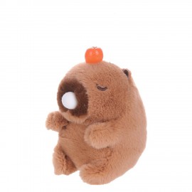 Игрушка пищалка мягкая Капибара со Жвачкой, высота 11 см, WOOZOO (ВУУЗУ), 666198