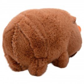 Игрушка пищалка мягкая Капибара со Жвачкой, высота 11 см, WOOZOO (ВУУЗУ), 666198