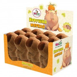 Игрушка мягкая Капибара, 17 см, WOOZOO (ВУУЗУ), 666199