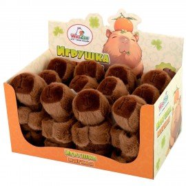 Игрушка мягкая Капибара, 17 см, WOOZOO (ВУУЗУ), 666199
