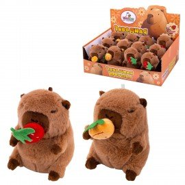Игрушка мягкая заводная Капибара, высота 11,5 см, ассорти 2 вида, WOOZOO (ВУУЗУ), 666200