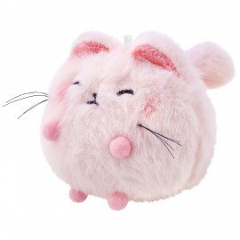 Игрушка пищалка мягкая заводная Кот Пухляш, высота 8 см, WOOZOO (ВУУЗУ), 666201