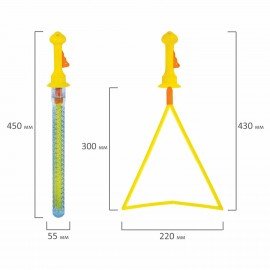 Мыльные пузыри ГИГАНТСКИЕ, 200 мл, дисплей, BRAUBERG KIDS, код 1С, 666206