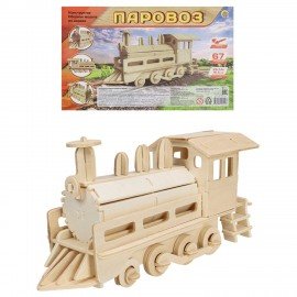 Сборная модель из дерева, АССОРТИ, 15 видов, РК