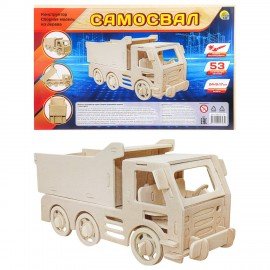 Сборная модель из дерева, АССОРТИ, 15 видов, РК