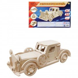 Сборная модель из дерева, АССОРТИ, 15 видов, РК