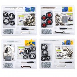 Конструктор металлический "Машинки" 4 вида ассорти, BAMBOX, 666367