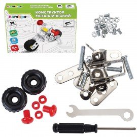 Конструктор металлический "Транспорт" 3 вида ассорти, BAMBOX, 666368