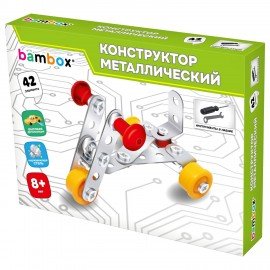 Конструктор металлический "Транспорт" 3 вида ассорти, BAMBOX, 666368