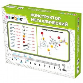 Конструктор металлический "Транспорт" 3 вида ассорти, BAMBOX, 666368