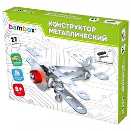 Конструктор металлический "Транспорт" 3 вида ассорти, BAMBOX, 666368