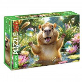 Пазл картонный "МИР ПУШИСТЫХ ЧУДЕС" 260 элементов АССОРТИ, 220х330мм, HATBER
