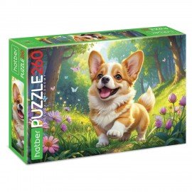 Пазл картонный "МИР ПУШИСТЫХ ЧУДЕС" 260 элементов АССОРТИ, 220х330мм, HATBER