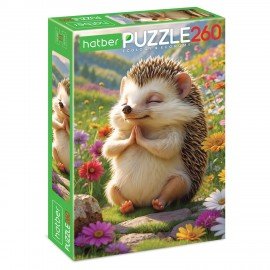 Пазл картонный "МИР ПУШИСТЫХ ЧУДЕС" 260 элементов АССОРТИ, 220х330мм, HATBER