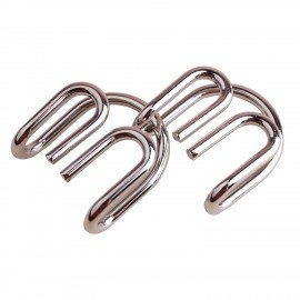 Головоломки металлические, набор 28 штук, разные уровни сложности, МозгоМина, 666420