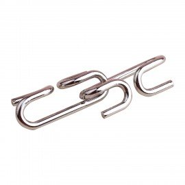 Головоломки металлические, набор 45 штук, разные уровни сложности, МозгоМина, 666422