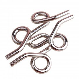 Головоломки металлические, набор 45 штук, разные уровни сложности, МозгоМина, 666422