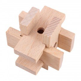 Головоломки деревянные, набор 6 штук, разные уровни сложности, МозгоМина, 666426