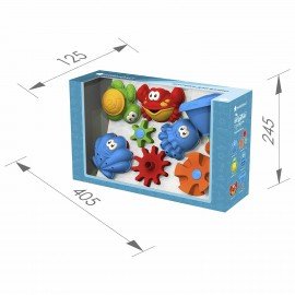 Игрушки для ванны в наборе, пластиковые, 6 шт, НОРДПЛАСТ, 741