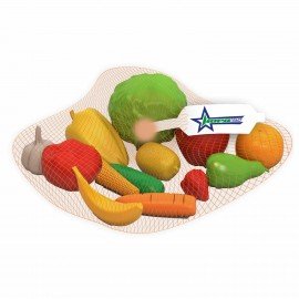 Набор игрушечный "Фрукты и Овощи", пластиковый, 13 предметов, НОРДПЛАСТ, 437