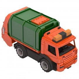 Машина игрушечная СПЕЦТЕХНИКА: Мусоровоз, пластиковая, 48,3x18,5x24,1 см, НОРДПЛАСТ, 202