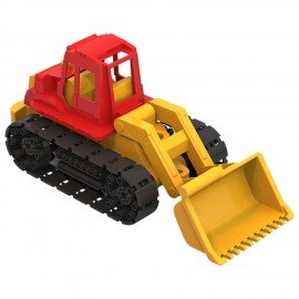 Трактор игрушечный гусеничный, с грейдером, "Байкал" пластиковый, 35,5x16x16 см, НОРДПЛАСТ, ш/к42511, 138