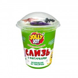 Слайм Слизь с фигурками, насекомые, 200 гр, НАБОР 3 шт, JOLLY JOT, 666665