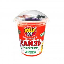 Слайм Слизь с фигурками, насекомые, 200 гр, НАБОР 3 шт, JOLLY JOT, 666665