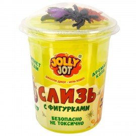 Слайм Слизь с фигурками, насекомые, 200 гр, НАБОР 3 шт, JOLLY JOT, 666665