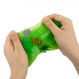 Слайм Слизь с фигурками, насекомые, 200 гр, НАБОР 3 шт, JOLLY JOT, 666665