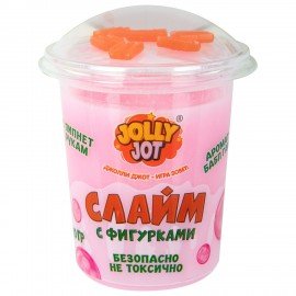 Слайм с фигурками, вкусняшки, 200 гр, НАБОР 4 шт, JOLLY JOT, 666669