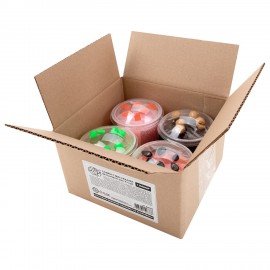 Слайм с фигурками, вкусняшки, 200 гр, НАБОР 4 шт, JOLLY JOT, 666669