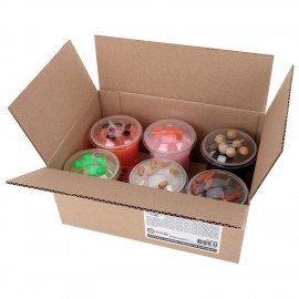 Слайм с фигурками, вкусняшки, 200 гр, НАБОР 6 шт, JOLLY JOT, 666670