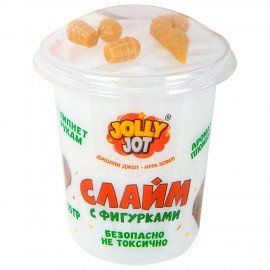 Слайм с фигурками, вкусняшки, 200 гр, НАБОР 6 шт, JOLLY JOT, 666670