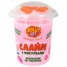 Слайм с фигурками, вкусняшки, 200 гр, НАБОР 6 шт, JOLLY JOT, 666670