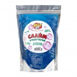 Слайм Лизун с глиттером, аромат бабл-гам, 1,5 кг, JOLLY JOT (ДЖОЛЛИ ДЖОТ), код 1С, 666672