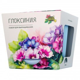 Набор для выращивания растений МАГИЯ ЦВЕТОВ, "Глоксиния" (горшок, грунт, семена), mf-, mf-018