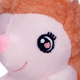 Игрушка-брелок мягкая Единорог, 13 см, цвет розовый, WOOZOO (ВУЗУ), 666792