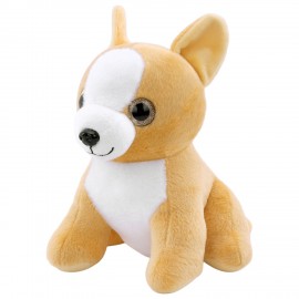 Игрушка мягкая Корги, 23 см, цвет коричневый, WOOZOO (ВУЗУ), 666794