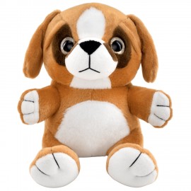 Игрушка мягкая Собачка, 23 см, цвет коричневый, WOOZOO (ВУЗУ), 666797
