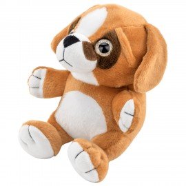 Игрушка мягкая Собачка, 23 см, цвет коричневый, WOOZOO (ВУЗУ), 666797