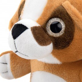 Игрушка мягкая Собачка, 23 см, цвет коричневый, WOOZOO (ВУЗУ), 666797