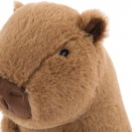 Игрушка мягкая Капибара, 20 см, цвет коричневый, WOOZOO (ВУЗУ), 666802