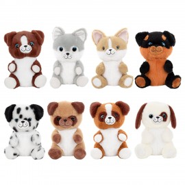 Игрушка мягкая Собачка, 18 см, ассорти 8 дизайнов, WOOZOO (ВУЗУ), 666807