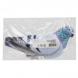 Игрушка мягкая "ГОЛУБЬ", ткань Вельбоа, 28х17 см, WOOZOO (ВУЗУ), 666678, 666978