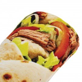 Игрушка мягкая "ШАУРМА", ткань Вельбоа, 40х11 см, WOOZOO (ВУЗУ), 666979