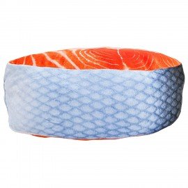 Игрушка мягкая "СТЕЙК ЛОСОСЯ", ткань Вельбоа, 32х22 см, WOOZOO (ВУЗУ), 666981